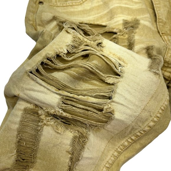 Heritage America Destroyed Denim Shorts (36) - Picture 5 of 11